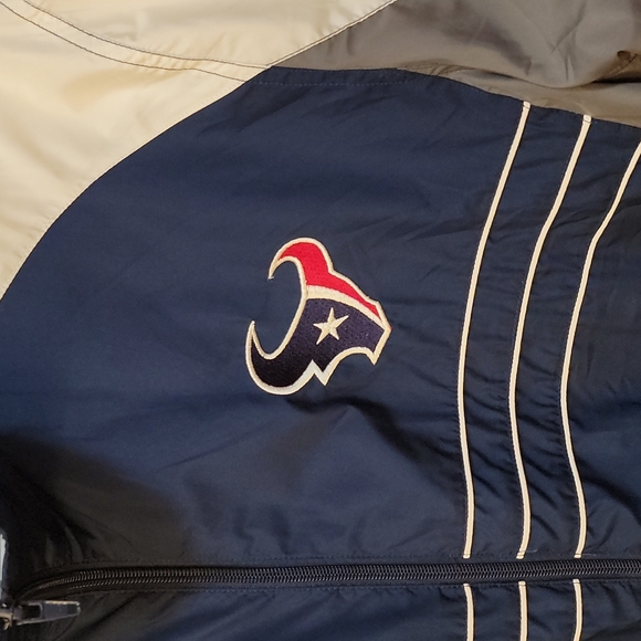 Men's NFL Texan's zip up windbreaker, XL - Picture 2 of 4